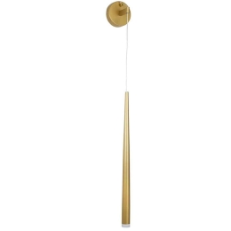 Φωτιστικό Τοίχου-Απλίκα Tears 61316 Φ3,2x51,5cm Led 330lm 3W Gold GloboStar