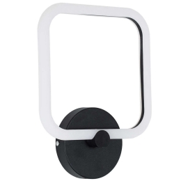 Φωτιστικό Τοίχου-Απλίκα Eliza 61343 22x5x28,5cm Led 960lm 8W Black GloboStar