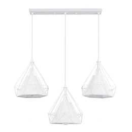 Φωτιστικό Οροφής Eiffel 61570 E27 68x25x130cm White GloboStar
