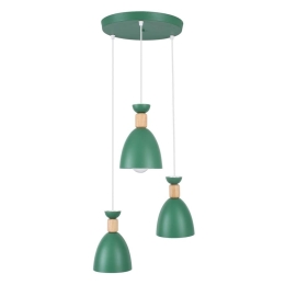 Φωτιστικό Οροφής Ava 61575 E27 35x130cm Green GloboStar