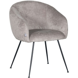 Πολυθρόνα 617-124-105 1280 62x60x79cm Beige-Black Μέταλλο,Ύφασμα