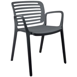 Πολυθρόνα Layla 625-224-031 55x59x78cm Dark Grey