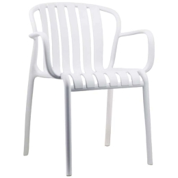 Πολυθρόνα Freya 625-224-032 54x60x79cm White