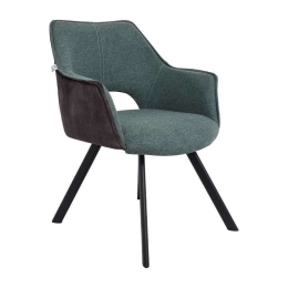 Καρέκλα Τραπεζαρίας 627-220-011 57x59x82cm Green-Brown