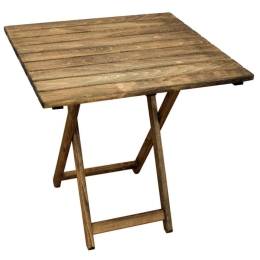 Τραπέζι Πτυσσόμενο Πηχάκι 63.0011 70x67x73cm Walnut