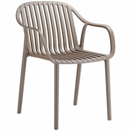Πολυθρόνα Malva 637-124-001 58x54x78cm Beige