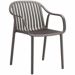 Πολυθρόνα Malva 637-124-002 58x54x78cm Grey