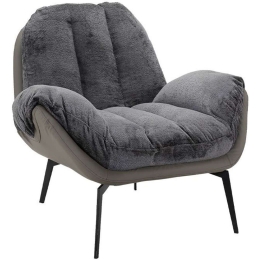 Πολυθρόνα Allyssa 639-124-006 84x95x86cm Multi-Grey