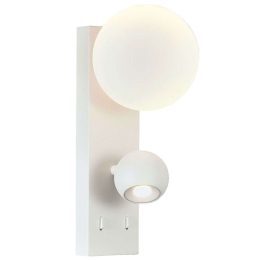 Φωτιστικό Τοίχου - Απλίκα VK/04576/WA/W/W Φ12,5x15x30,3cm 2xLed 767lm 6/6W 3000K White VKLed