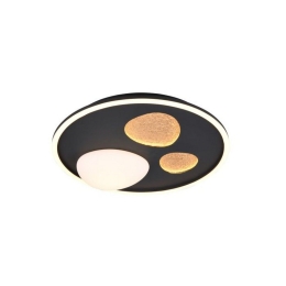 Φωτιστικό Οροφής - Πλαφονιέρα Pebble 643110132 50x11cm 1xSMD 36W 4500lm Black Trio Lighting