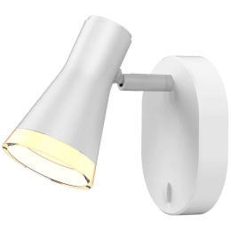 Φωτιστικό Τοίχου - Απλίκα Cara 9610415 Φ7,4x11,5cm Led 320lm 4,5W 3000K White Bot Lighting