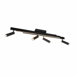 Φωτιστικό Οροφής - Σποτ Zeno 648310532 133x8x23cm Black Trio Lighting