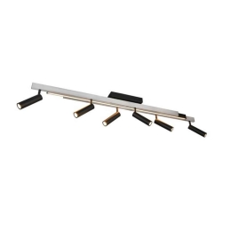 Φωτιστικό Οροφής - Σποτ Zeno 648310705 180x8x23cm Silver-Black Trio Lighting