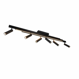Φωτιστικό Οροφής - Σποτ Zeno 648310732 180x8x23cm Black Trio Lighting