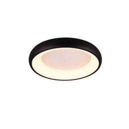 Φωτιστικό Οροφής - Πλαφονιέρα Cardona 649614532 46x10cm 1xSMD 29W 3300lm Black Trio Lighting