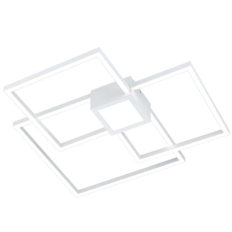 Φωτιστικό Οροφής - Πλαφονιέρα Hydra 676240431 65x65x6cm Dim Led 4400Lm 38W White Trio Lighting