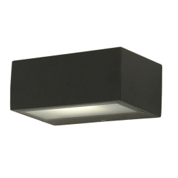 Φωτιστικό Τοίχου Up & Down Gemini 5602734118 E27 17x11x7cm Dark Grey Lutec