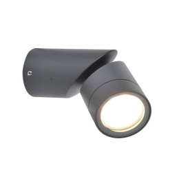 Φωτιστικό Τοίχου Tubon 5198501118 GU10 LED Dark Grey Lutec