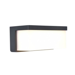 Φωτιστικό Τοίχου Ηλιακό Zelna 5203301345 LED 8.8W 3000K 770Lm Dark Grey Lutec