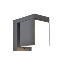 Φωτιστικό Τοίχου Ηλιακό Prima 6993801118 3000K 1000Lm 16x10x13,5cm Dark Grey Lutec