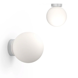 Φωτιστικό Τοίχου Bola Sphere Flush 12 10928 30,5x13,5cm Dim Led 1625lm 20W Chrome Pablo Designs