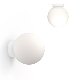 Φωτιστικό Τοίχου Bola Sphere Flush 12 10929 30,5x13,5cm Dim Led 1625lm 20W White Pablo Designs