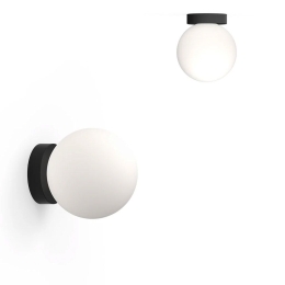 Φωτιστικό Τοίχου Bola Sphere Flush 10 10946 25,4x13,5cm Dim Led 1625lm 20W Black Pablo Designs