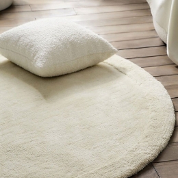 Χαλί Heaven 802/04 Ecru Gofis Home 150X150cm Round