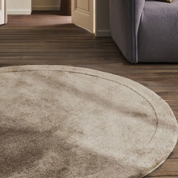 Χαλί Heaven 802/06 Warm Beige Gofis Home 150X150cm Round