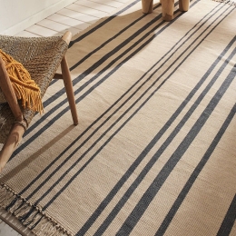 Χαλί Harlow 312 Beige - Graphite Black Gofis Home 160X230cm