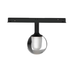 Σποτ Led Eiva VK/04609/TR/DA/B/W Για Μαγνητική Ράγα Λεπτή 48V Dali 3000K 375lm 3W 360° CRI>90 ø75cm IP20 Black VKLed