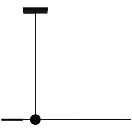 Φωτιστικό Οροφής VK/04491/PE/B/W 28x8,6x165cm Led 350/533lm 5/15W 3000K Black VKLed