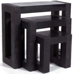 Ζιγκόν Enaip (Σετ 3Τμχ) 721-1009 80x32x72cm Black