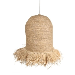 Φωτιστικο Οροφής Ψάθινο Boho 724-124-004 40x47cm 1xE27 60W Natural