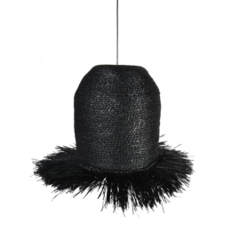 Φωτιστικο Οροφής Ψάθινο Boho 724-124-006 40x47cm 1xE27 60W Black