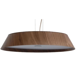 Φωτιστικό Οροφής VK/04579/PE/DW/W/61 Φ61x200cm Led 6000lm 50W 3000K Brown VKLed