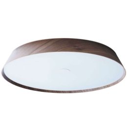 Φωτιστικό Οροφής - Πλαφονιέρα VK/04580/CE/DW/W/61 Φ61x8cm Dim Led 6000lm 50W 3000K Brown VKLed