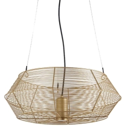 Φωτιστικό Οροφής VK/01118/PE/GD/60 Φ60x174cm 1xGu10 12W Gold VKLed