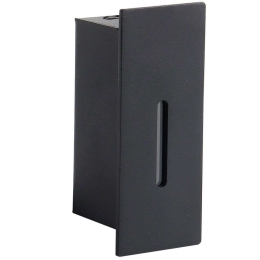 Φωτιστικό Τοίχου Χωνευτό Fune VK/02248/B/W 5x4x10,5cm Led 268lm 3W 3000K Black VKLed