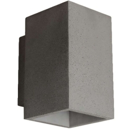 Φωτιστικό Τοίχου - Απλίκα Terra VK/02202/G/W 11x13,5x20cm Up/Down Led 408lm 13W 3000K Dark Grey VKLed