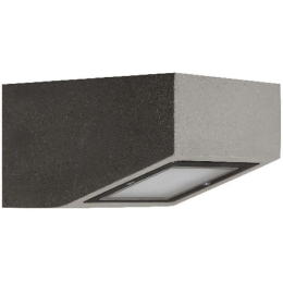 Φωτιστικό Τοίχου - Απλίκα Terra VK/02205/G/W 13x15,3x8,5cm Led 879lm 12W 3000K Dark Grey VKLed