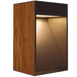 Φωτιστικό Δαπέδου Natu VK/02213/WD/W/30 17,5x15,7x30cm Led 297lm 12W 3000K Natural-Anthracite VKLed