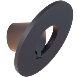 Φωτιστικό Τοίχου - Απλίκα VK/02234/WA/AN/W Φ24x8,2cm Led 806lm 9W 3000K Anthracite VKLed
