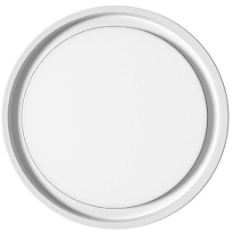 Φωτιστικό Οροφής - Πλαφονιέρα VK/02220/W/W Φ27x5,4cm Led 2625lm 24W 3000K White VKLed Αλουμίνιο