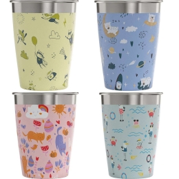 Ποτήρια Παιδικά Daydream (Σετ 4Τμχ) 6043.40 350ml Multi Sigg 350ml Ανοξείδωτο Ατσάλι