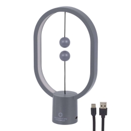 Φωτιστικό Γραφείου Magnet 76545 Led 15W 14x5,5x24,8cm Grey GloboStar