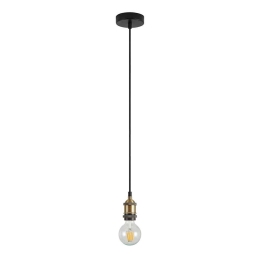 Φωτιστικό Οροφής Magnum 77-8247 10x10x300cm 1xE27 60W Black-Bronze Homelighting