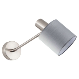 Φωτιστικό Τοίχου Adept 77-8329 14x29x24cm 1xE27 60W Nickel-Grey Homelighting