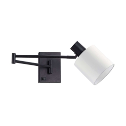 Φωτιστικό Τοίχου Adept 77-8379 10x59x14cm 1xE27 60W Black-White Homelighting