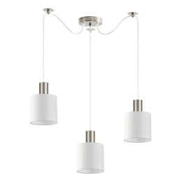 Φωτιστικό Οροφής Adept Tube 77-8416 3xE27 60W Nickel-White Homelighting
